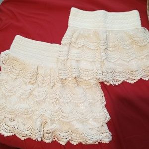 Lace shorts